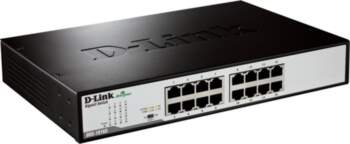 D-Link DGS-1016D/E network switch Unmanaged Black