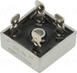 DC COMPONENTS Bridge rectifier: single-phase |