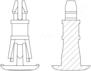 DREMEC Assembly stud | polyamide 66