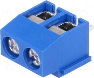 ECE PCB terminal block | angled