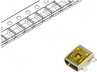 ECE Connector: USB B | socket