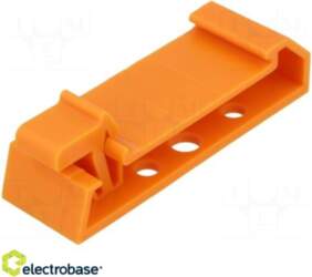 Electro Base Fixing element; orange; TS35
