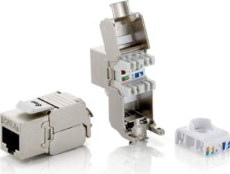 Equip Cat.6A Shielded Keystone Jack