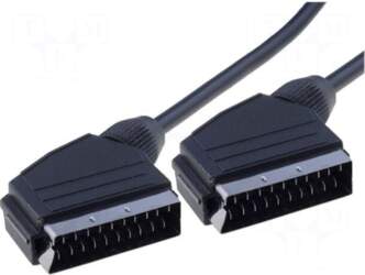 Goobay Cable | SCART plug,both