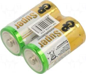 GP Battery: alkaline | C |