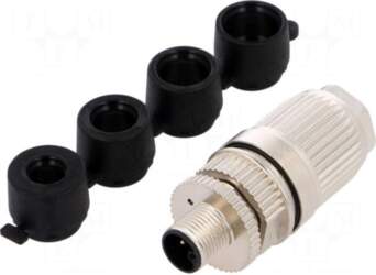 HARTING Plug | M12 | PIN: