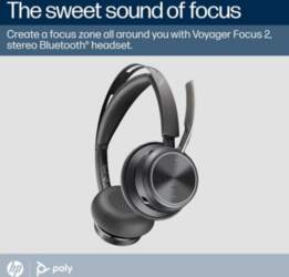 HP Austiņas Poly Focus 2 (9T9J6AA)
