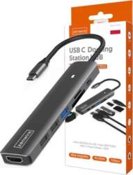 HUB ADAPTER USB-C 7w1 HDMI 4K
