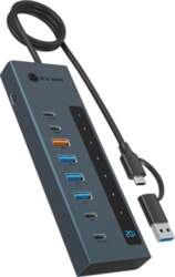 ICY BOX IB-HUB1743-CPD, USB hub anthracite