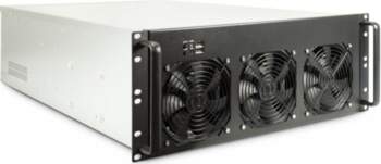 Inter-Tech 4F28 Rack Black, Silver