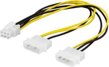 Kabelis DELTACO  Adapte rcable 2x4 pin