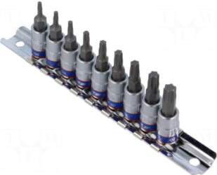 KING TONY Socket: Torx®-bit-set | 1/4"