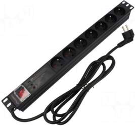LANBERG Plug socket strip: protective |