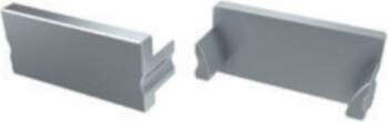 LED profile`s TERRA endcap, silver, plastic