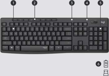 Logitech MK295 Silent Wireless Combo