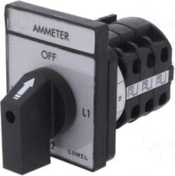 LUMEL Switch: ammeter cam switch |