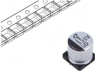 NICHICON Capacitor: electrolytic | SMD |