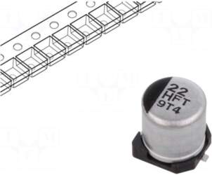 Panasonic Capacitor: electrolytic | low ESR