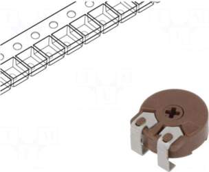 PIHER Potentiometer: mounting | 50kΩ |