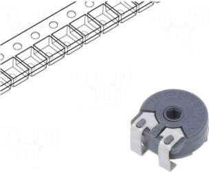PIHER Potentiometer: mounting | 50kΩ |