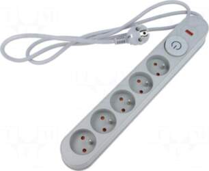 PLASTROL Plug socket strip: protective |