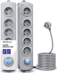 Qoltec Surge protector | 5 sockets