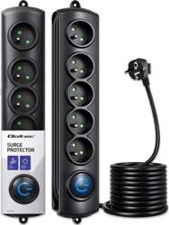 Qoltec Surge protector | 5 sockets