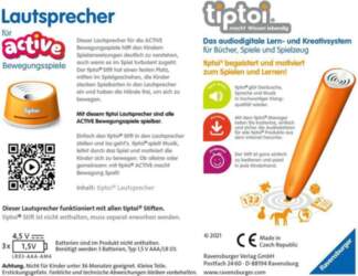 Ravensburger tiptoi ACTIVE speaker (orange/white)
