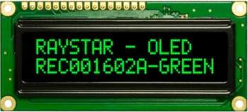 RAYSTAR OPTRONICS Display: OLED | alphanumeric