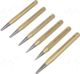 RENNSTEIG Tools set: punches | 6pcs