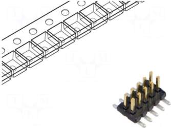 SAMTEC Connector: pin strips | socket