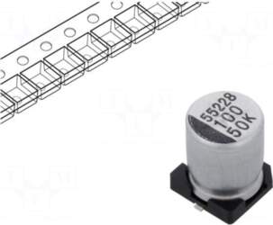 SAMWHA Capacitor: electrolytic | SMD |
