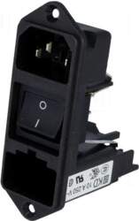 SCHURTER Connector: AC supply | socket