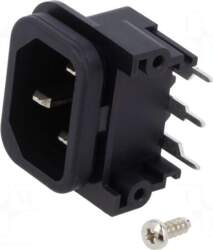 SCHURTER Connector: AC supply | socket