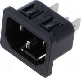 SCHURTER Connector: AC supply | socket