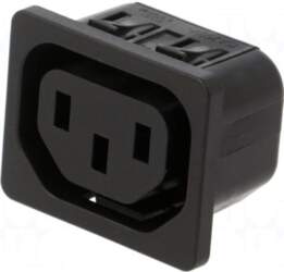 SCHURTER Connector: AC supply | socket