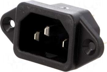 SCHURTER Connector: AC supply | socket