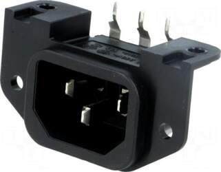 SCHURTER Connector: AC supply | socket