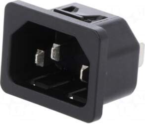 SCHURTER Connector: AC supply | socket