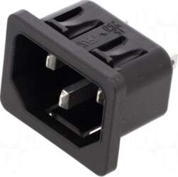 SCHURTER Connector: AC supply | socket