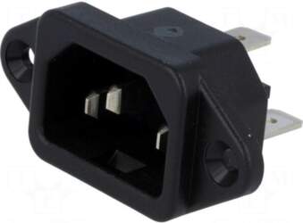 SCHURTER Connector: AC supply | socket
