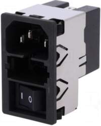 SCHURTER Connector: AC supply | socket