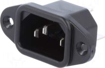 SCHURTER Connector: AC supply | socket