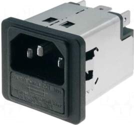 SCHURTER Connector: AC supply | socket