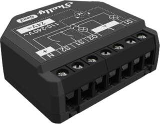 Shelly 2PM Gen3 2-channel Controller, WiFi/Bluetooth