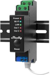 Shelly Pro 2PM electrical relay Black