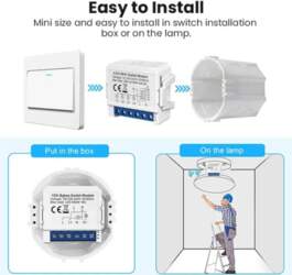 Smart Switch Module ZigBee Avatto ZWSM16-W1