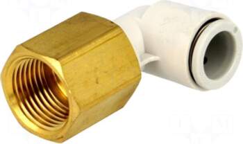 SMC Push-in fitting | threaded,angled