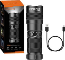 Superfire GT60 flashlight - 2600 lm