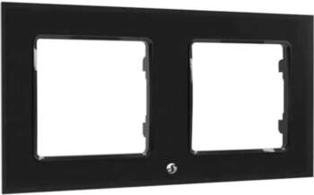 Shelly Switch Frame Double (Black)